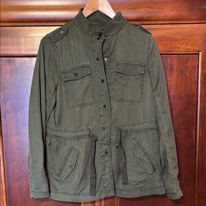 Loft Olive Green Military Style Jacket